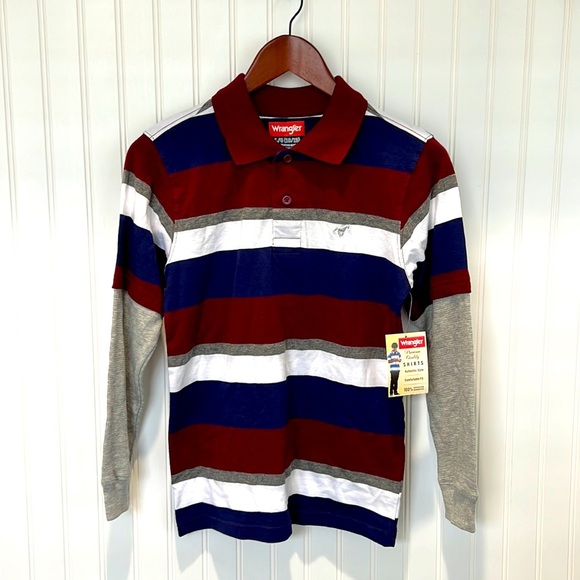 Wrangler Other - Wrangler Long Sleeve Polo Shirt